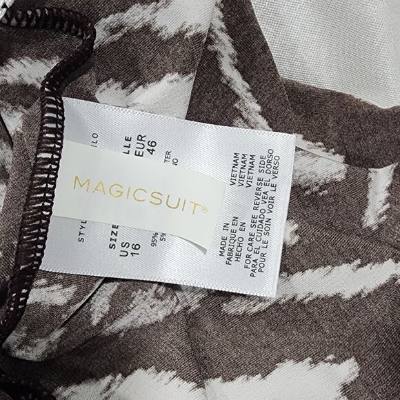 MAGICSUIT On Safari Michelle Tankini Women's Top Sizes 16 - Picture 9 of 10